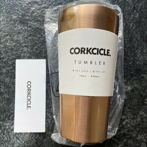 Corkcicle Copper 16 ounce Tumbler NEW